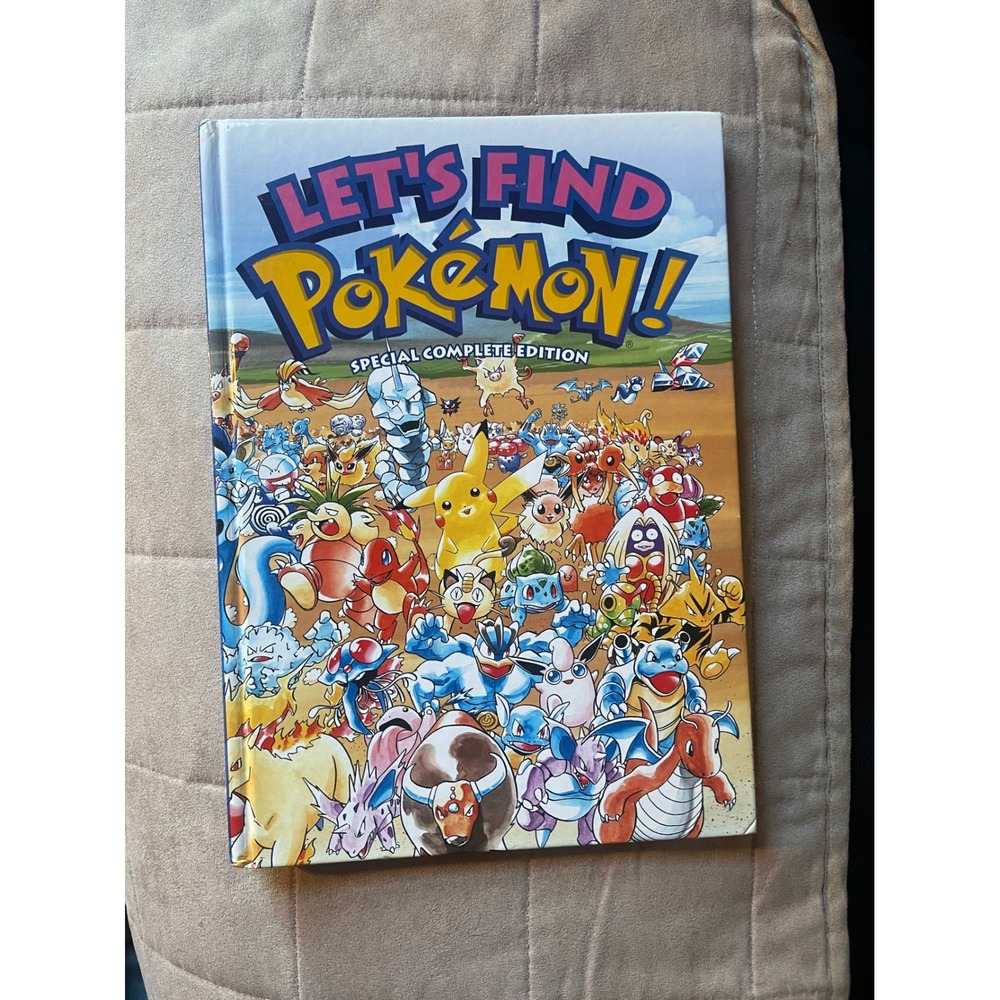Let's Find Pokemon! Special Complete Edition Hardcover Book Viz Media 2006
